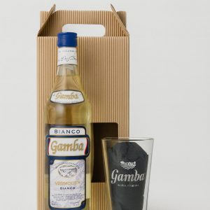 Pack obsequio: vaso o copa + botella de Vermouth